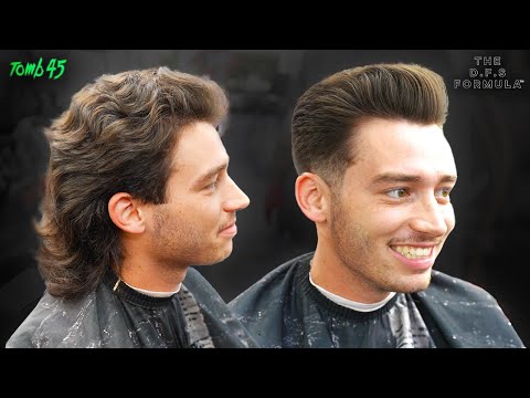 Epic Pompadour Mid Fade Transformation! | Wavy Hair Step-by-Step Tutorial 😱