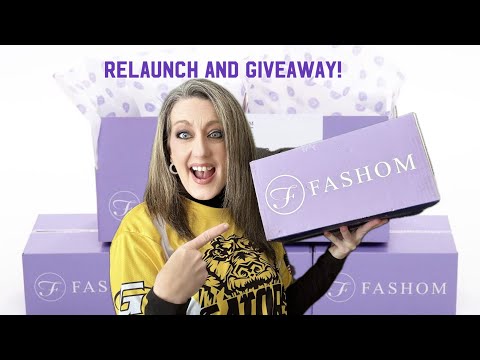 Fashom re-launch, sale boxes and giveaway! #fashom #giveaway