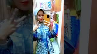 Blouse Batik Lengan Balon#blouse #lenganbalon#batiksolo#shortvideotasikmalaya#atasanwanita#ootd