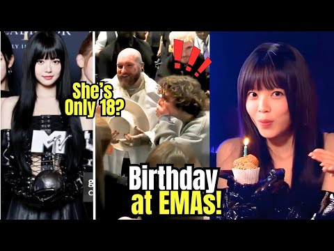 LESSERAFIM Eunchae's Celebrates Her 18th Birthday at MTV EMAs 2024! Cake, Wishes, and More!