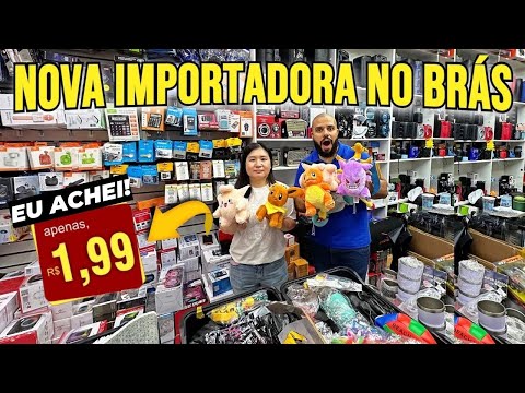 BRÁS SP | VOLTEI NO FORNECEDOR De R$1,99 ELETRÔNICOS + BARATO QUE 25 DE MARÇO ELETRÔNICOS ATACADO