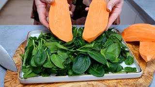 It’s So Delicious! In Winter You Should Eat More Sweet Potatoes and Spinach! New Recipe