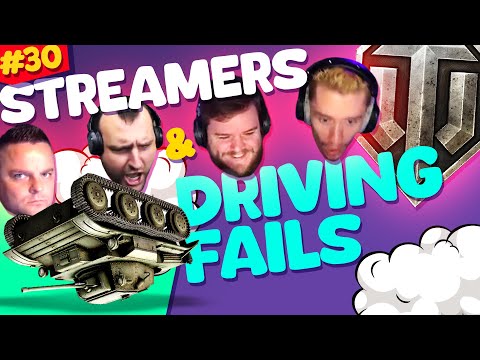 #30 Streamers & Driving Fails | World of Tanks Funny moments