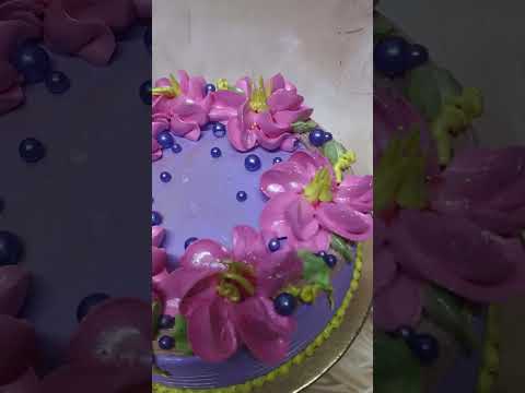 cake decoration for home #YouTube shorts #short video#cake decorating #cake