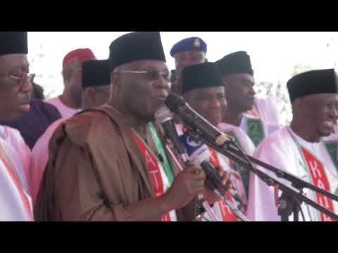 Atiku in Bauchi for The North East Consultative Meeting