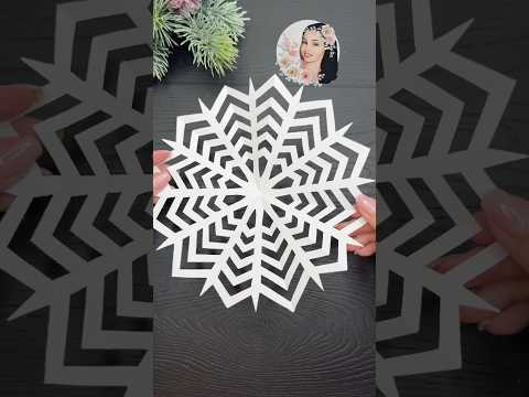 WoW! ❄️ Easy Paper Christmas Decorations 2024 Snowflake