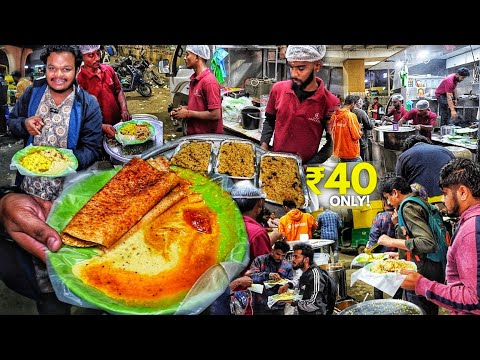 This Famous Food Cart Sell Idli, Dosa Midnight 12AM in Bangalore | ₹40 Only | Street Food India