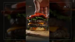 Styling A Hamburger On A Food Photography Set #shorts