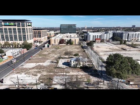 Drone video shows Broadway property that could evolve into massive, mixed-use district