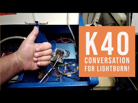 eBay K40 CO2 Laser  -  Adapting for Use with LightBurn on the Cheap!