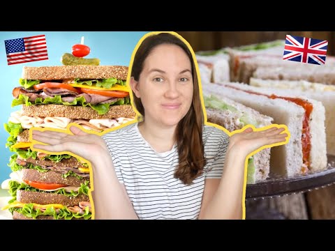 UK vs USA Sandwiches! // fascinating differences