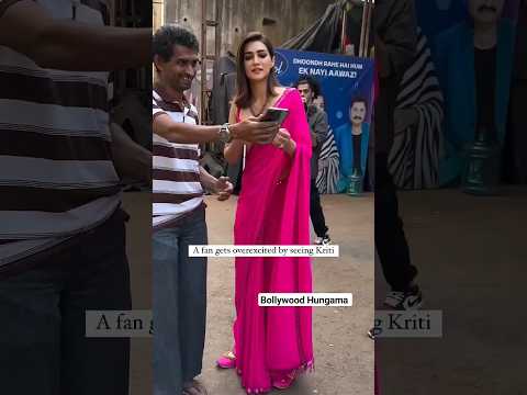 Kriti Sanon helps fan to take selfie | #kritisanon  #viralshorts #bollywood #movies #sweet #trending