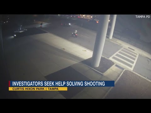 'Working diligently on leads': Tampa police release video connected to NYE shooting of security guar