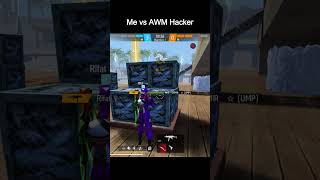 Rifat x vs AWM Hacker #freefireshorts #freefirehacker #awmhacker