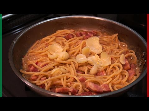 【これぞ和洋折衷パスタ】意外とめちゃめちゃ合う！ユリ根とベーコンのパスタ