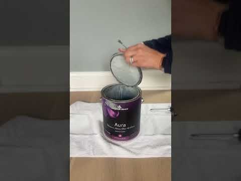 How to Open & Close a Can Of Paint #paintingtips #painting