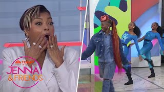 Watch the G-Girls dance team surprise Taraji P. Henson on TODAY