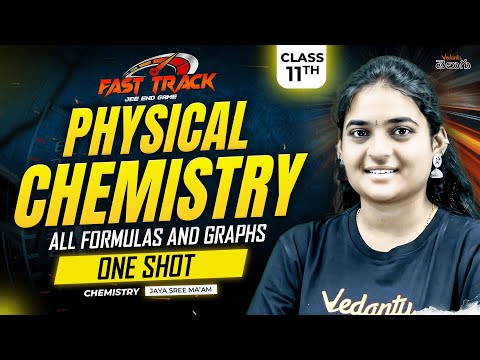 Complete Physical Chemistry Class 11 One shot in Telugu | Formulas + Graphs | JEE 2025