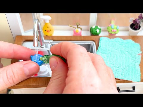 Miniature kitchen set installation ✨ASMR ✨Re-ment collection✨