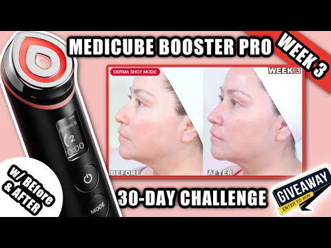 MEDICUBE BOOSTER PRO 30-DAY CHALLENGE | WEEK 3 - DERMA SHOT MODE #ems