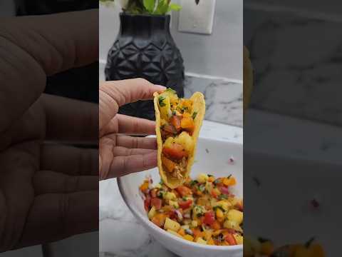 HOW TO MAKE TASTY PINEAPPLE SALSA | EASY  HOMEMADE SALSA RECIPE