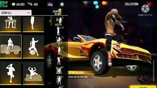 free fire all emotes / free fire all rare emotes collection