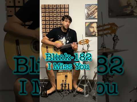 Blink 182 I miss you cover #onemanband #acousticcover #blink182 #blink182cover #blinkforever #cajon