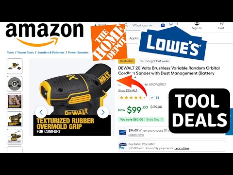 Black Friday Tool Deals, Lowes, Amazon, Home Depot, Select Deals in 6 minutes