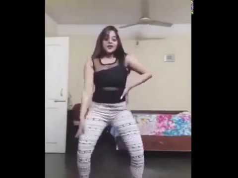 beautiful girl dancing on song