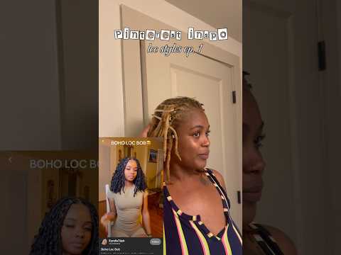 grwm:  BOHO LOC INSPO STYLE 🫶🏾i love it 💕 #locstyles #locs #locjourney #grwm #grwmreel