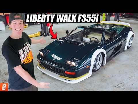 Rebuilding Our Abandoned Ferrari F355 For F1 Miami!