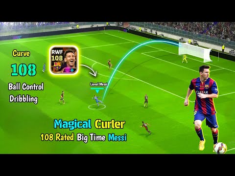 108 ☠️🔥 Big Time Blitz Curler Messi Review in eFootball 25 Mobile 🔥😍 PES EMPIRE •