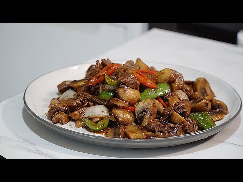 Beef and Mushroom Black Bean Sauce