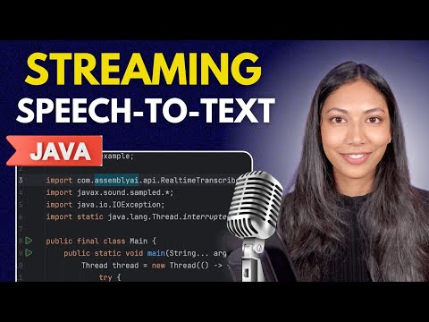 Real-time Speech To Text In Java - Transcribe From Microphone