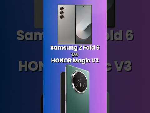 Samsung Z Fold 6 Vs Honor Magic V3 Camera test in 2024