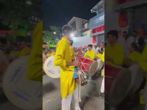 वाद्यरंग ढोल ताशा पथक | शिवजयंती उत्सव ठाणे २०२४|  #dhol #viral #shortvideo #shorts #youtubeshort