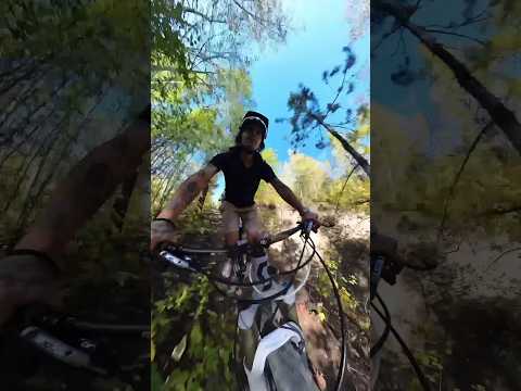 This was Andy’s first time ever mountain biking. He went fast! #clifbar #outdoors #mountainbike