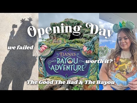 Tiana's Bayou Adventure OPENING DAY FAIL