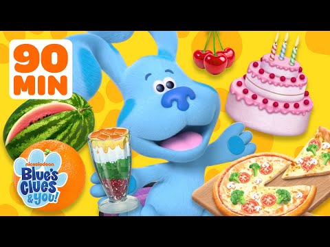 90 MINUTES of the Best FOOD Moments From Around the World w/ Blue & Josh! 🌎 | Blue's Clues & You!