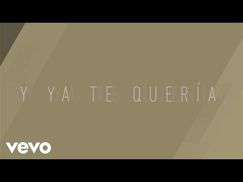 Alejandro Sanz - Y Ya Te Quería (Audio)