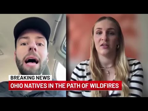 Ohio natives in the path of California wildfires