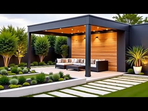 Modern Patio Pergola Designs 2025 | Home Backyard Patio Design Ideas | Terrace & Rooftop garden