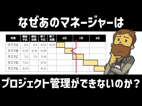 なぜあのマネージャーはプロジェクト管理ができないのか？－最低限知っておくべきプロジェクト管理のコツ