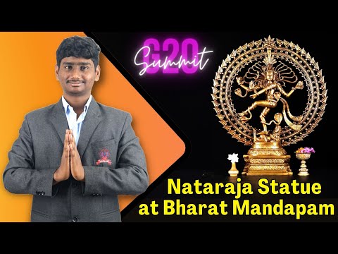 World's Tallest Nataraja Statue Graces G20 Venue At Bharat Mandapam In New Delhi | #g20  #igniteias