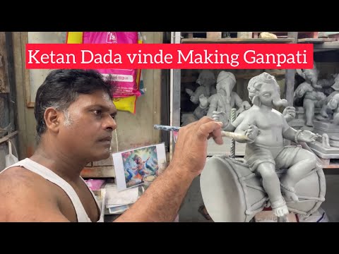 Murtikar Ketan Vinde Work Shop Mahim Mumbai Ganesh Utsav 2024 making Ecofriendly Ganpati