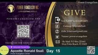 Supernatural prayer and fasting Day 15