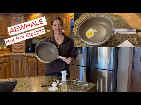 AEWHALE Hot Pot Electric quick heating and portable! #hotpot #electricstove #electric