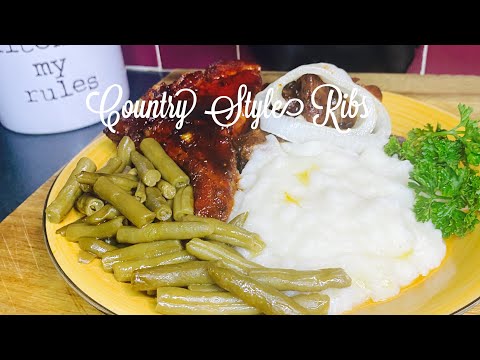 COUNTRY STYLE PORK RIBS COOKED IN THE OVEN #cookingwithjudycaldwell