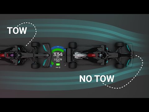 How Powerful Is The Tow? TOW vs NO TOW Comparison | F1 2021 Azerbaijan GP