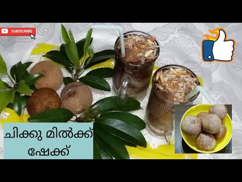 സ്വാദിഷ്ടമായ കിടിലൻ ചിക്കു മിൽക്ക് ഷേക്ക്(Chikoo Milk Shake)തയ്യാറാക്കാം.. എളുപ്പത്തിൽ...||Malayalam